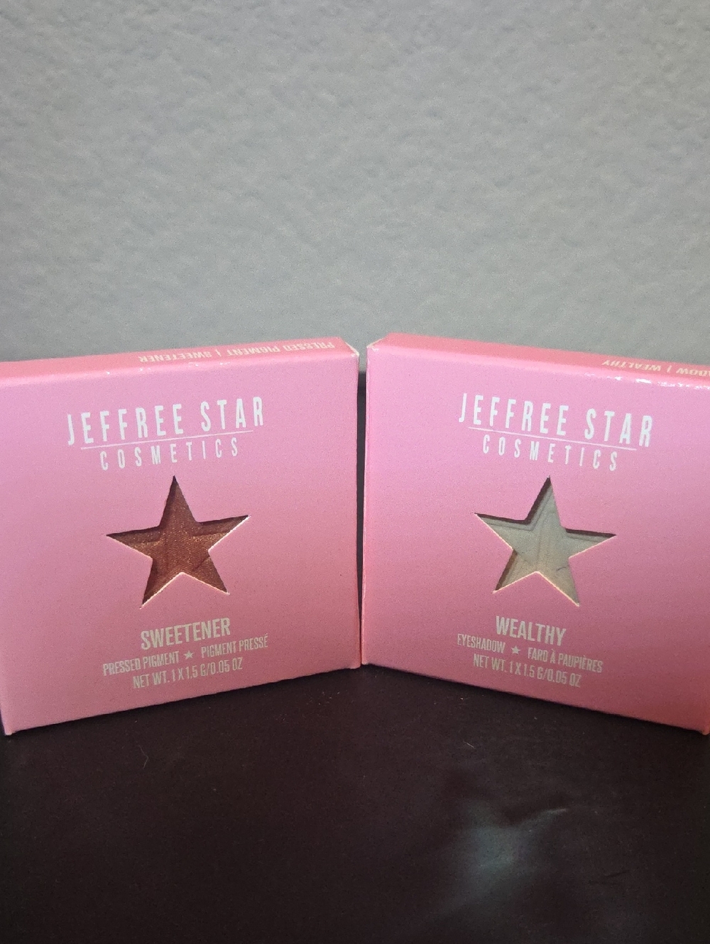 Sweetener & Wealthy Eyeshadows